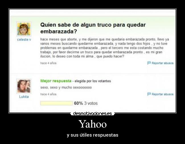 carteles yahoo respuestas estupides maxima desmotivaciones