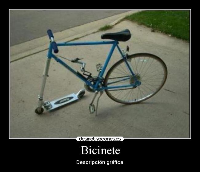 Bicinete - Descripción gráfica.