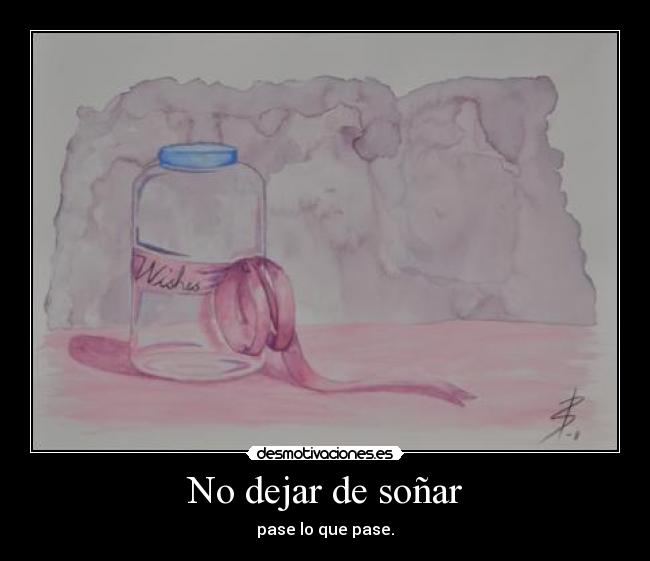 No dejar de soñar -