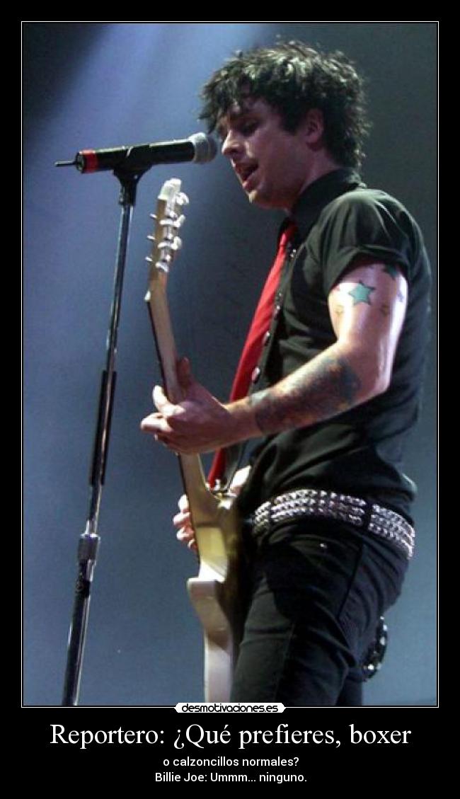 Reportero: ¿Qué prefieres, boxer - 