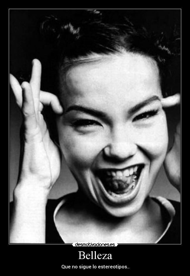 Belleza - Que no sigue lo estereotipos..