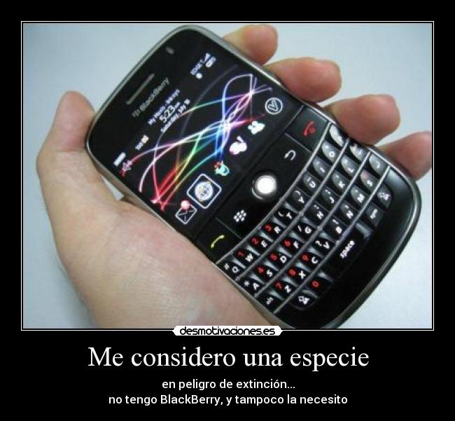 Me considero una especie - 