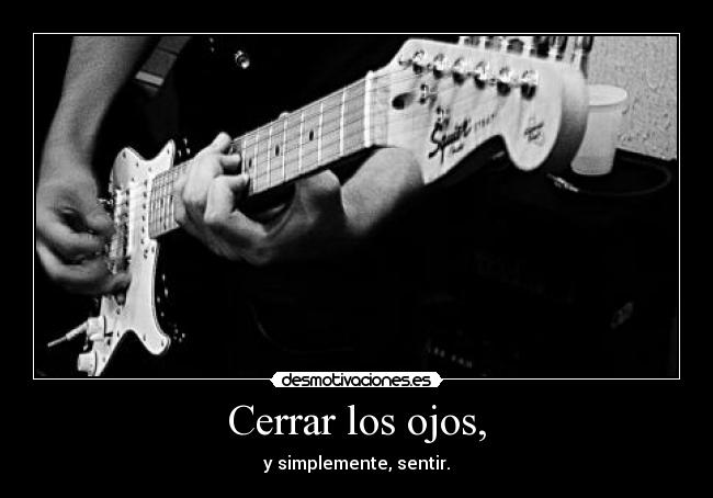 Cerrar los ojos, - 