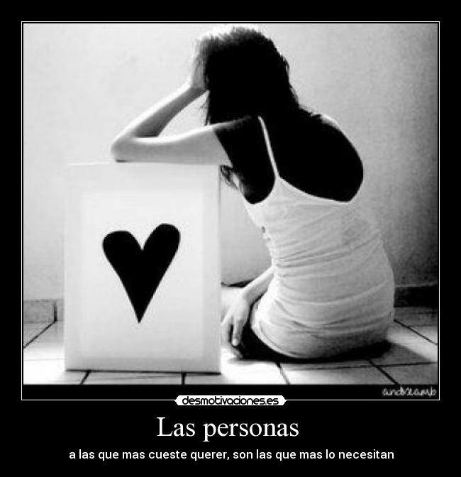 Las personas  - 