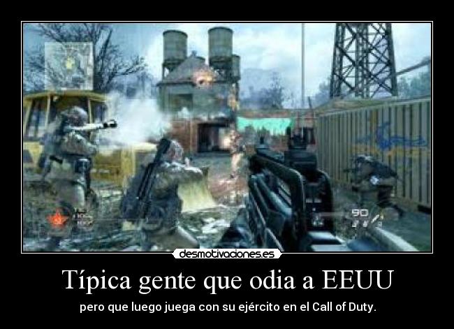 carteles eeuu videojuegos cod call duty desmotivaciones