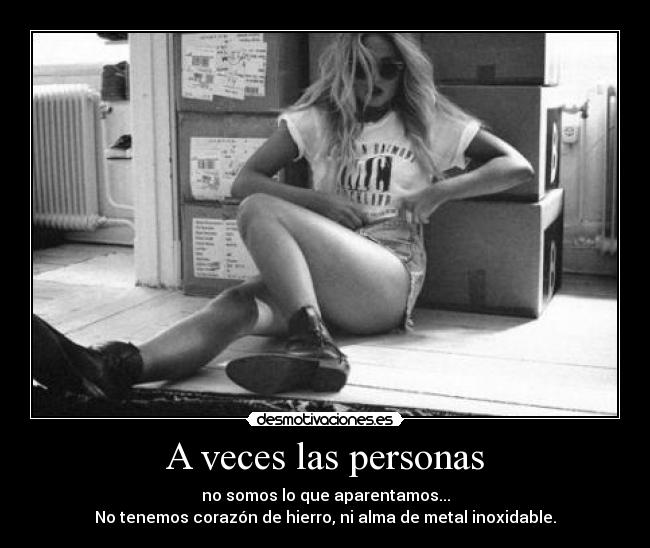 A veces las personas - 