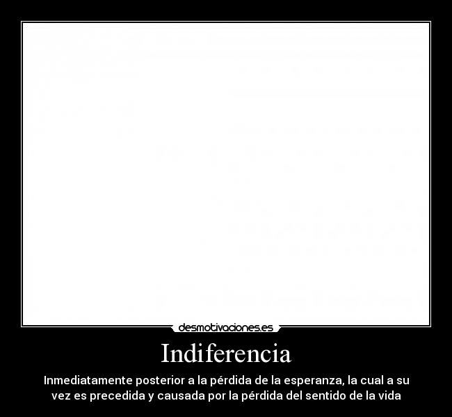 Indiferencia - 