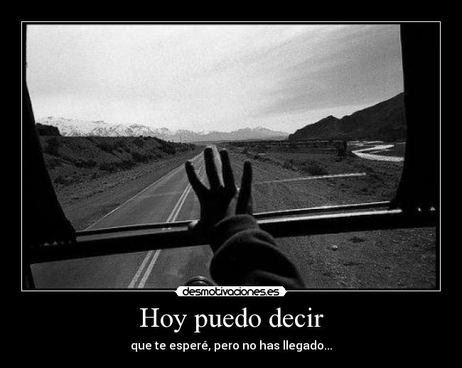 Hoy puedo decir - 