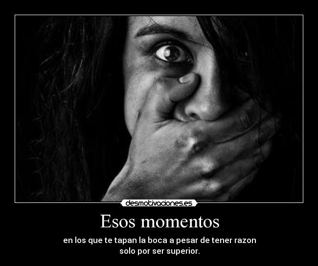 carteles superioridad injusticia desmotivaciones