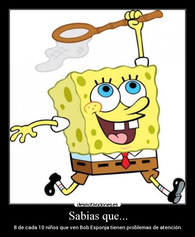 carteles bob esponja desmotivaciones