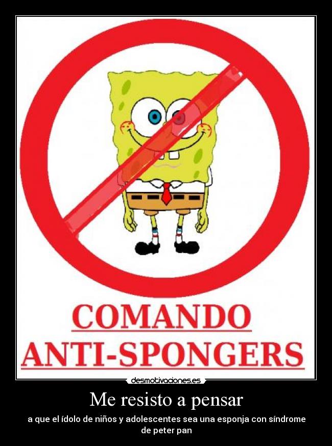 Me resisto a pensar -