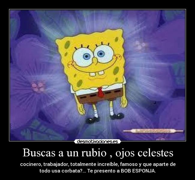 Buscas a un rubio , ojos celestes -