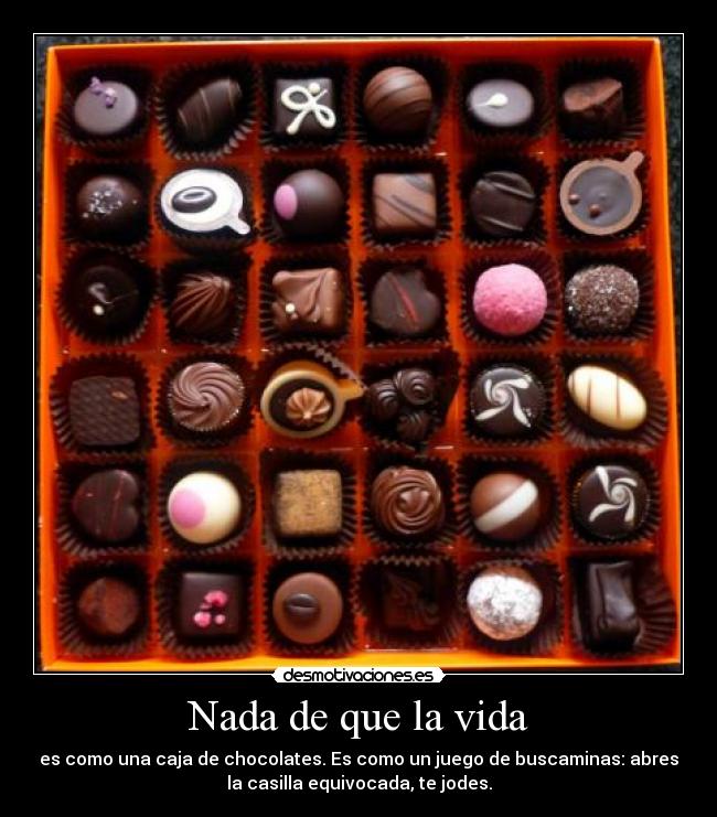 Nada de que la vida -