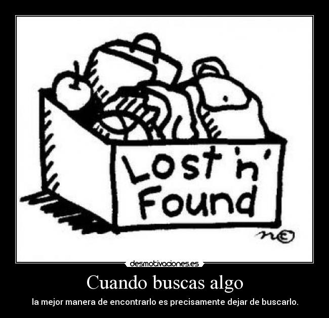 carteles cosas perdidas desmotivaciones