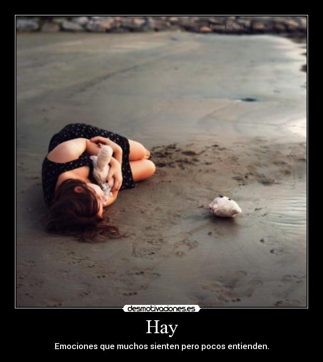 Hay - Emociones que muchos sienten pero pocos entienden.