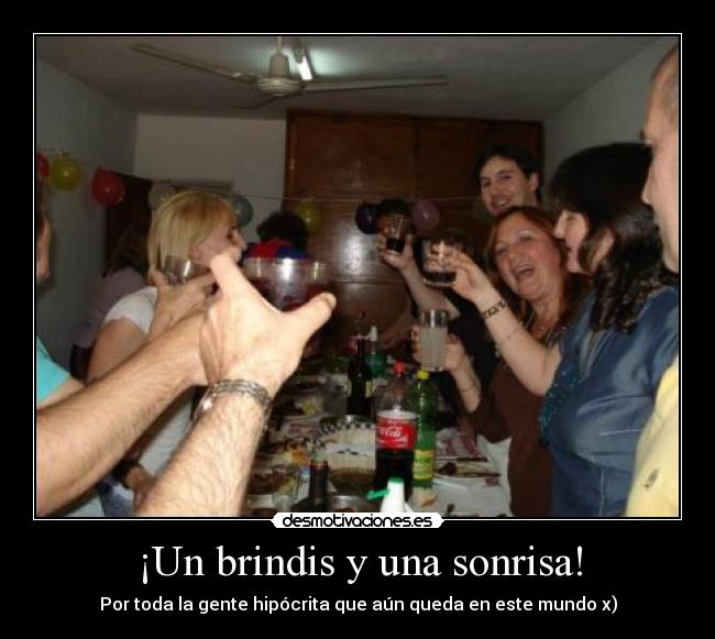 ¡Un brindis y una sonrisa! - 