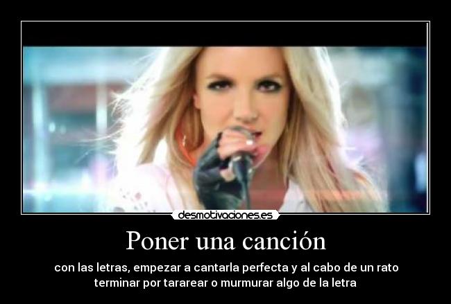 Poner una canción - 