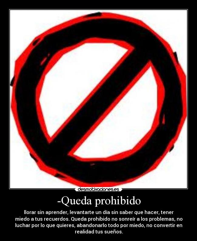 carteles prohibido desmotivaciones