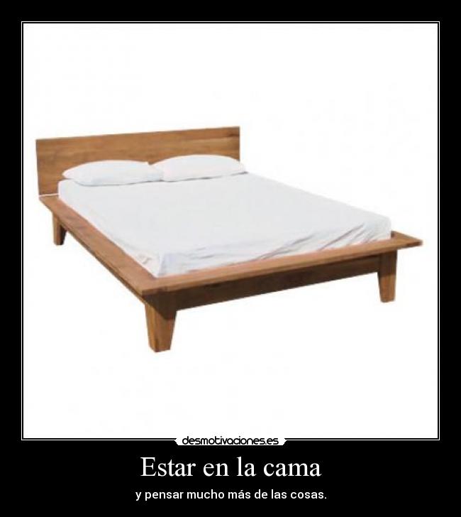 Estar en la cama - 