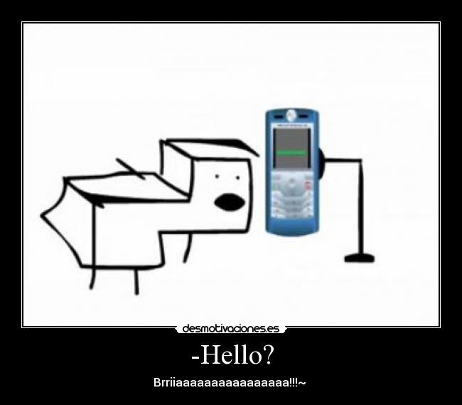-Hello? - Brriiaaaaaaaaaaaaaaaa!!!~ 