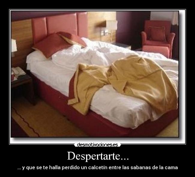 Despertarte... -