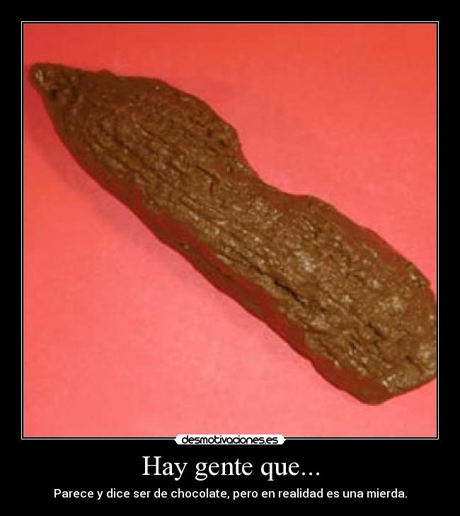 carteles caca chocolate desmotivaciones