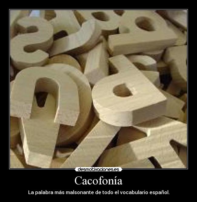 Cacofonía - 