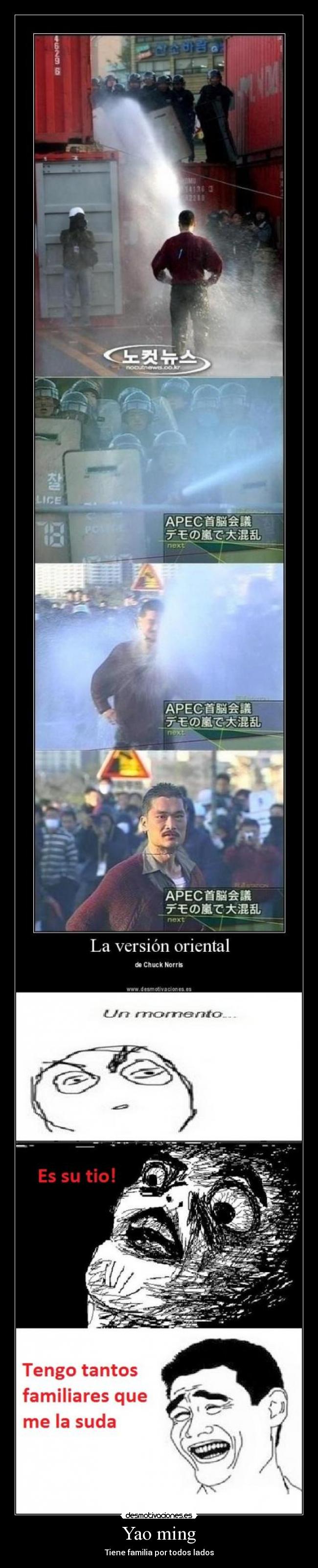 Yao ming - Tiene familia por todos lados