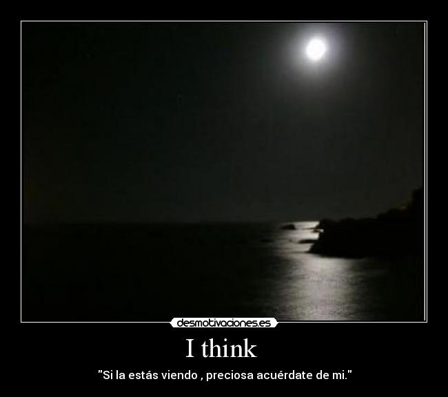 I think  - 