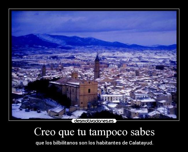 Creo que tu tampoco sabes - 