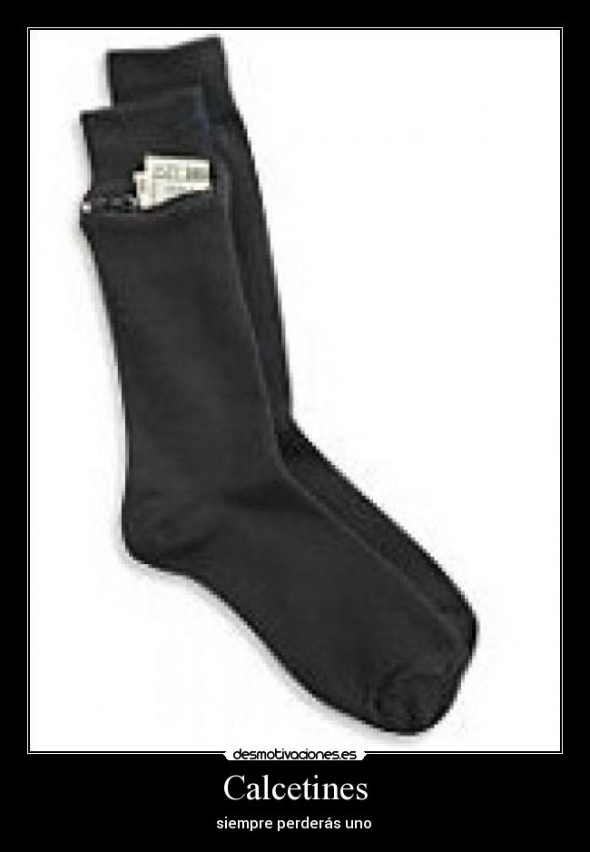 Calcetines - siempre perderás uno 