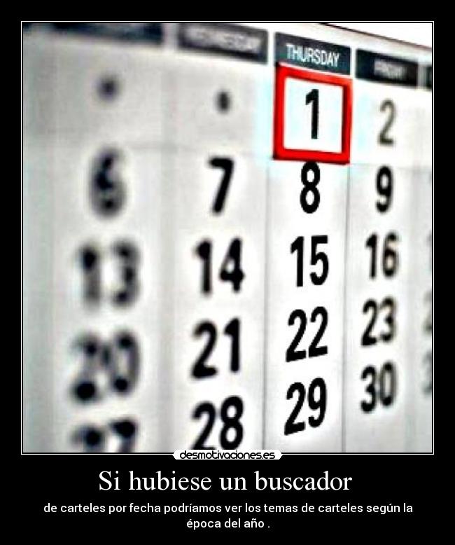 carteles calendario desmotivaciones