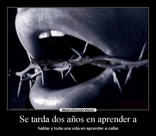 Se tarda dos años en aprender a -