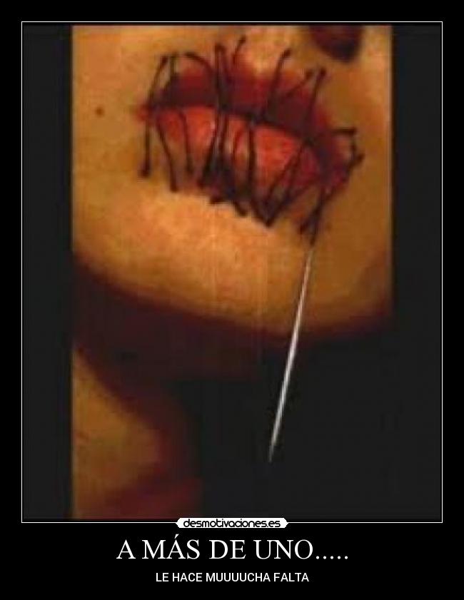 A MÁS DE UNO..... -