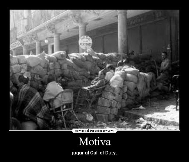 Motiva - jugar al Call of Duty.