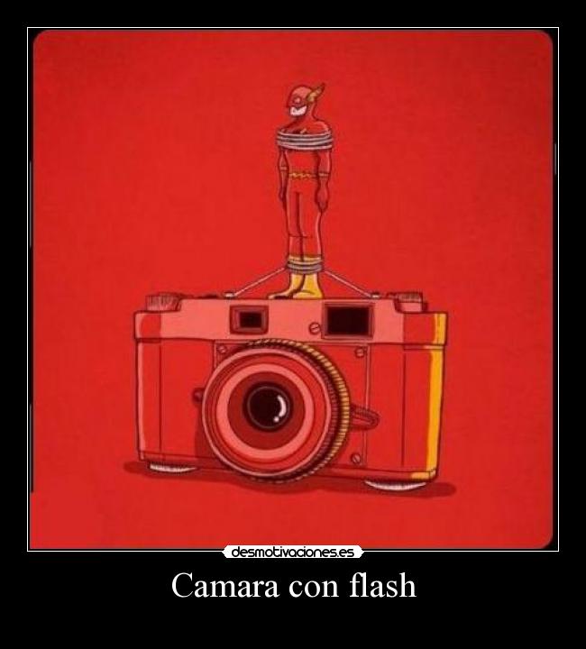 Camara con flash - 