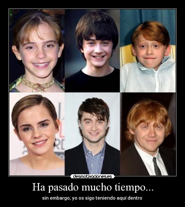 Ha pasado mucho tiempo... -