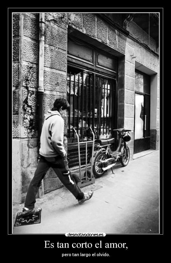 Es tan corto el amor, - 
