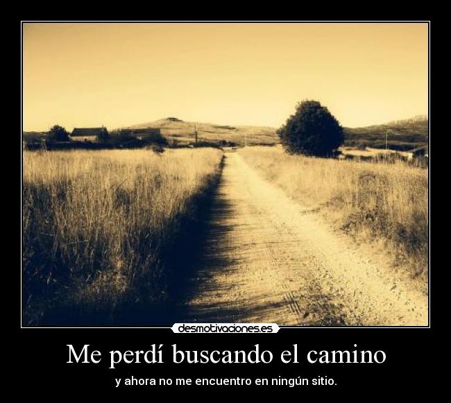 carteles perdido sin direccion desmotivaciones