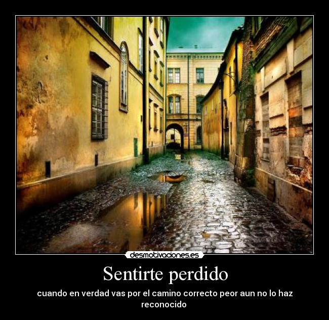 Sentirte perdido - 