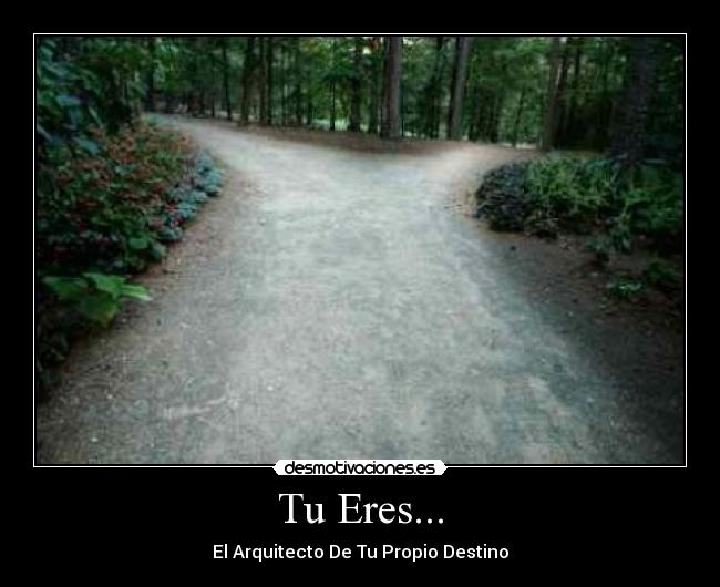 Tu Eres... - El Arquitecto De Tu Propio Destino