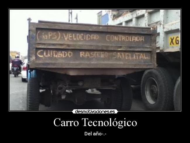 Carro Tecnológico - Del año-.-