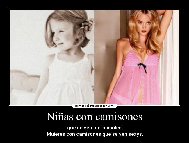 Niñas con camisones - 
