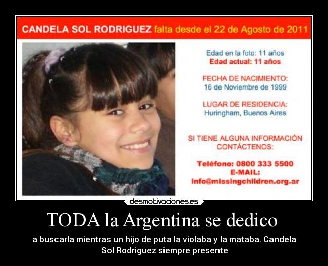 TODA la Argentina se dedico -