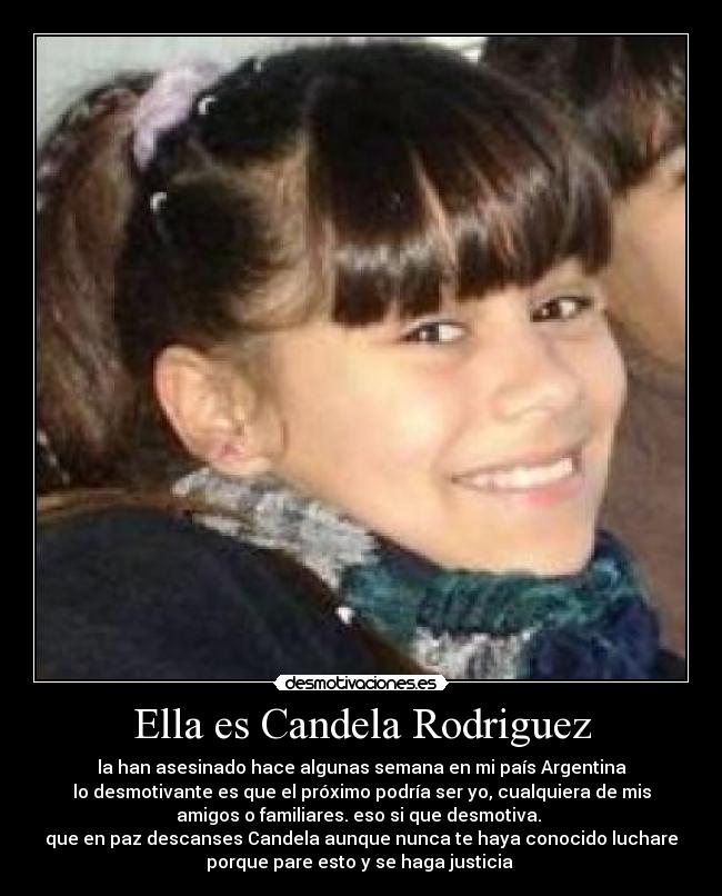 Ella es Candela Rodriguez -