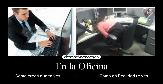 En la Oficina - Como crees que te ves || Como en Realidad te ves