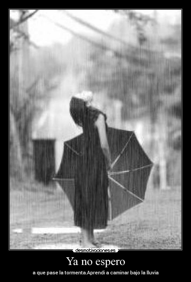 Ya no espero - 