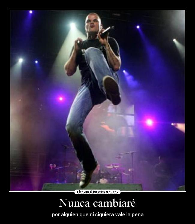 Nunca cambiaré -
