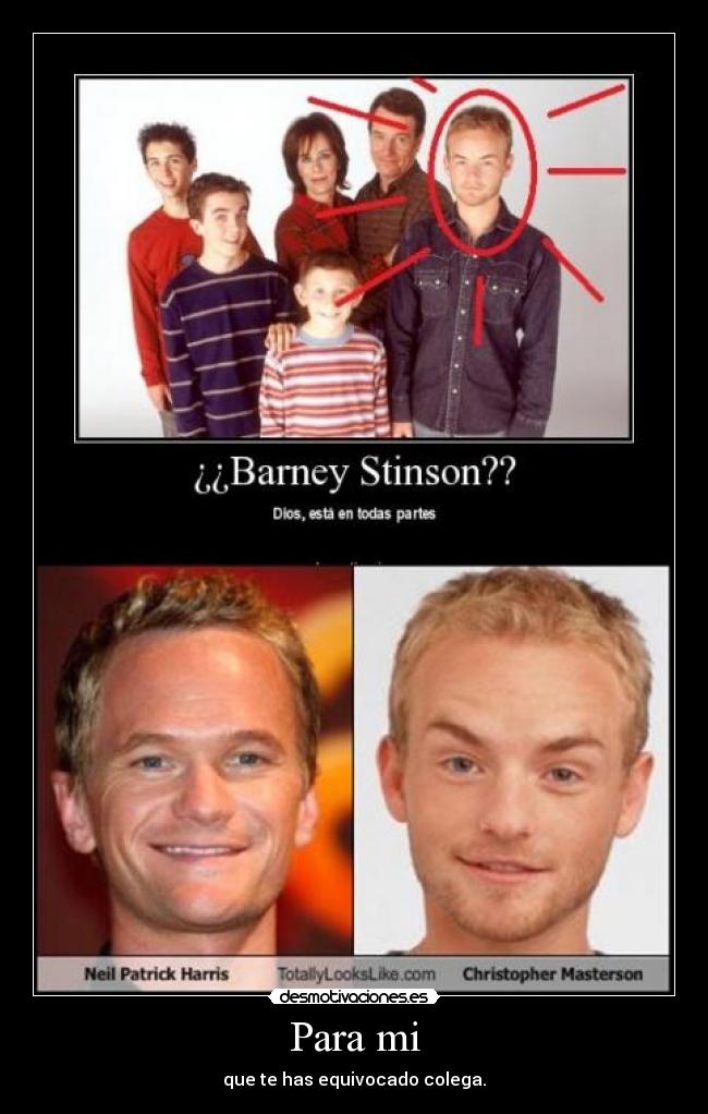 Para mi - que te has equivocado colega.