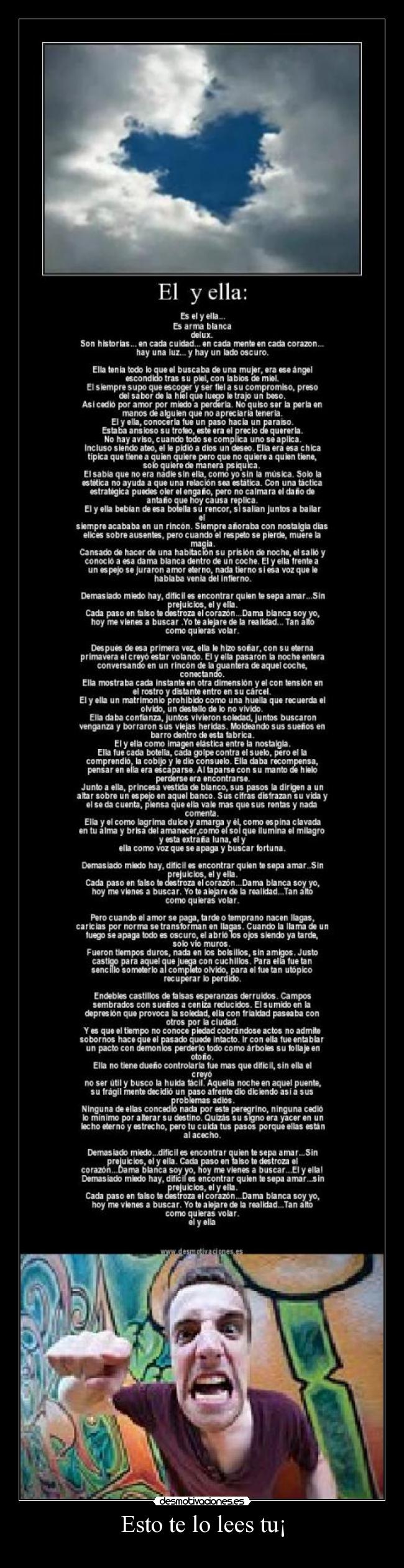 Esto te lo lees tu¡ -